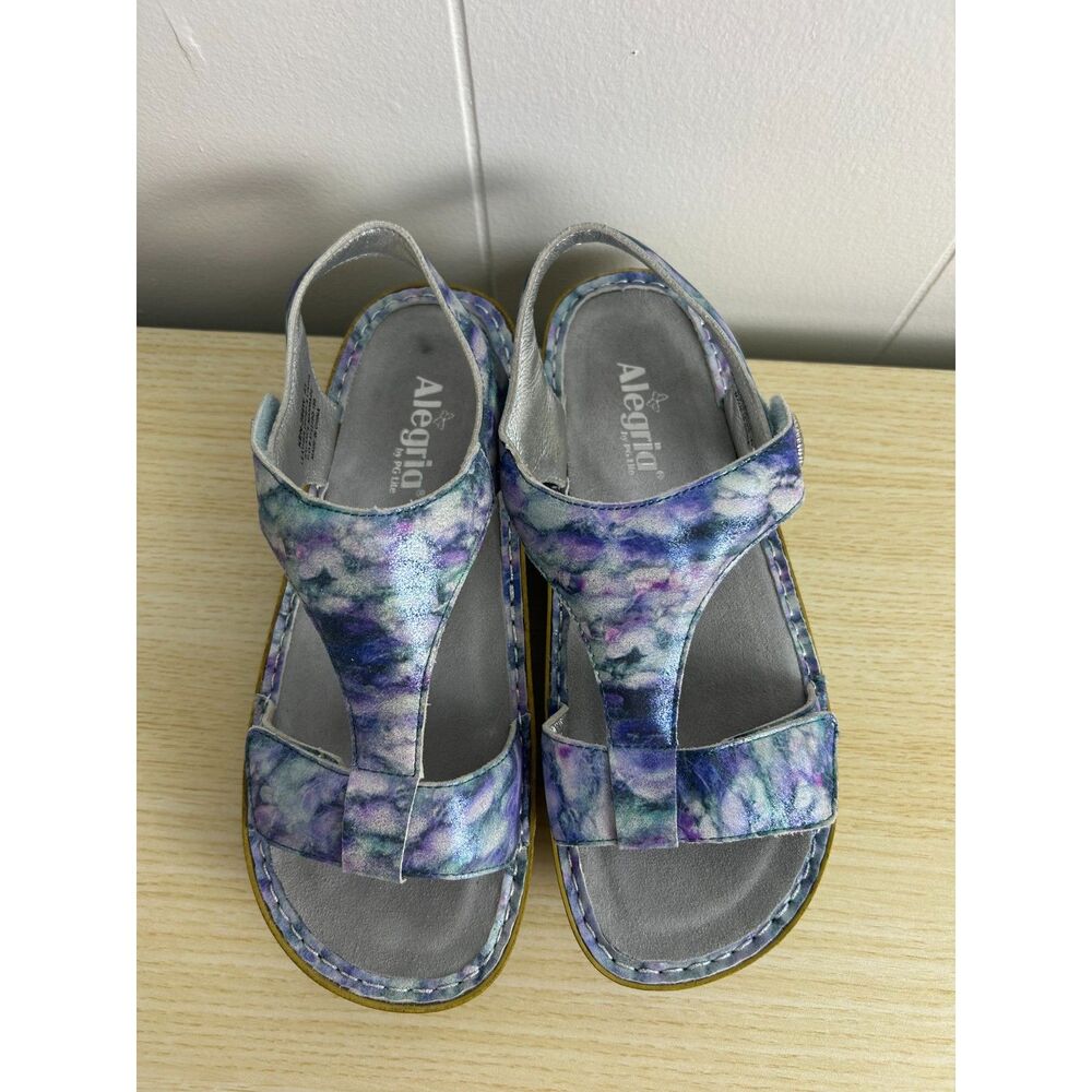 Alegria By PG Kendra Lite KEN298 Multicolor Sandal Euro 41 Women's US 10 coastal - Picture 3 of 9